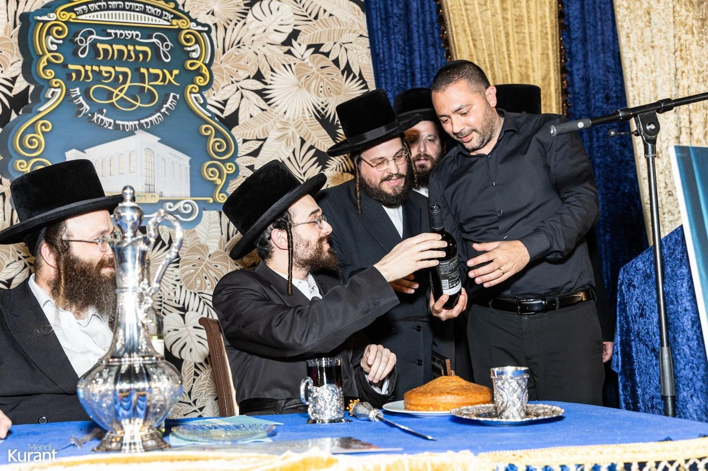 הנחת אבן הפינה בבעלזא קריית גת
