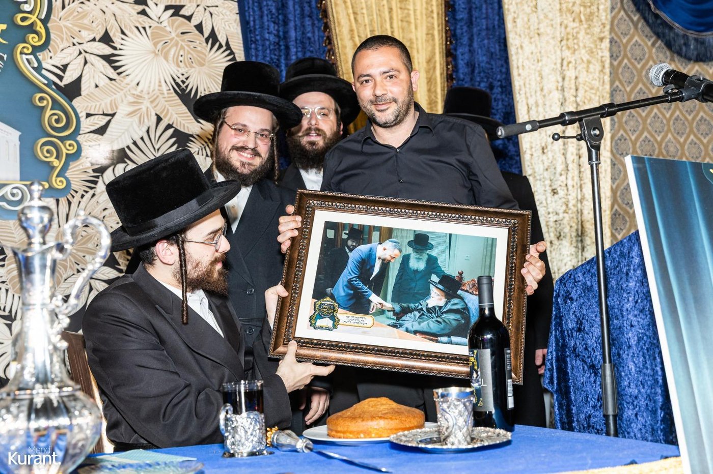 הנחת אבן הפינה בבעלזא קריית גת