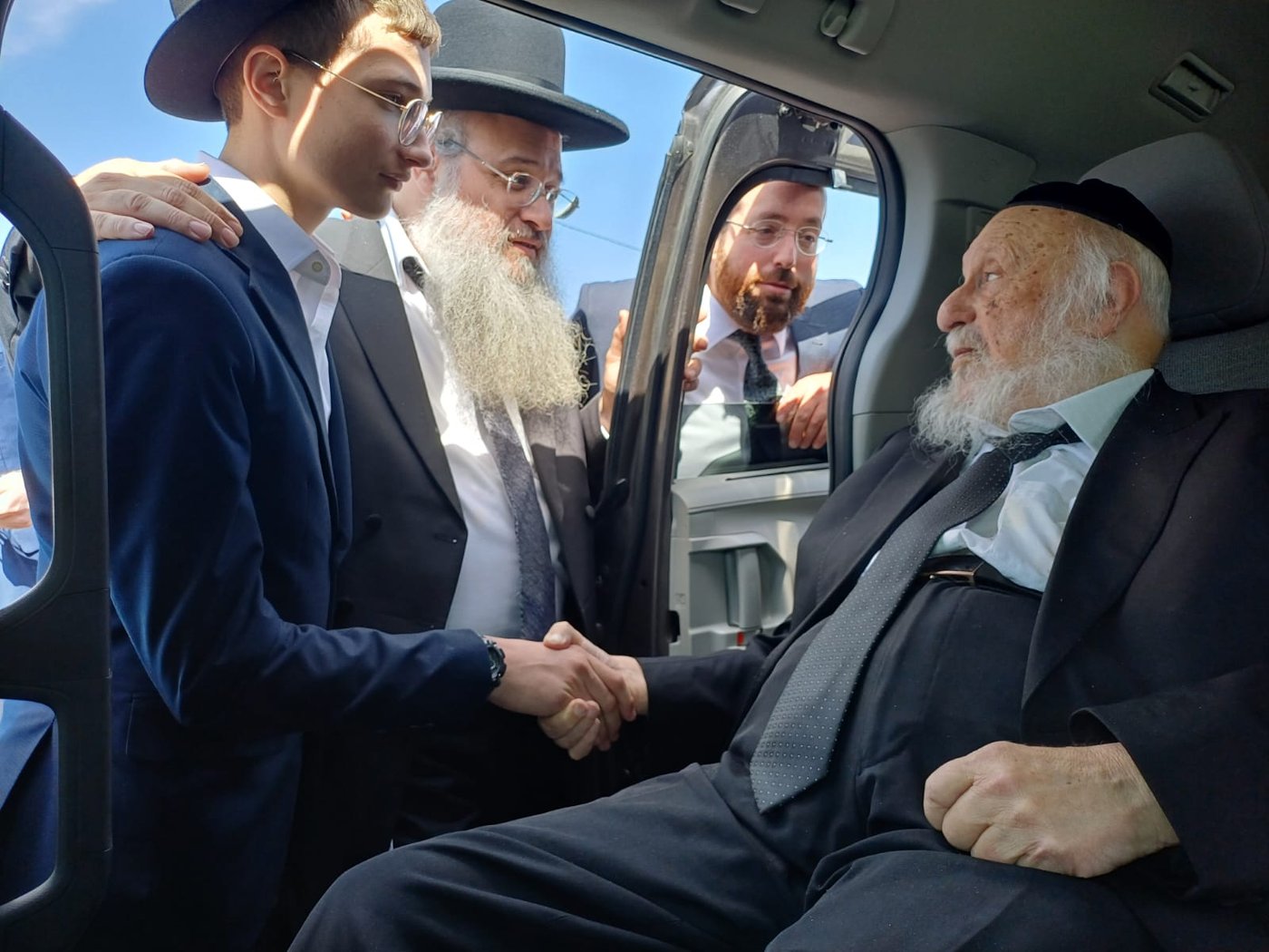 העלייה למעונו של ראש הישיבה הגרב"ד פוברסקי