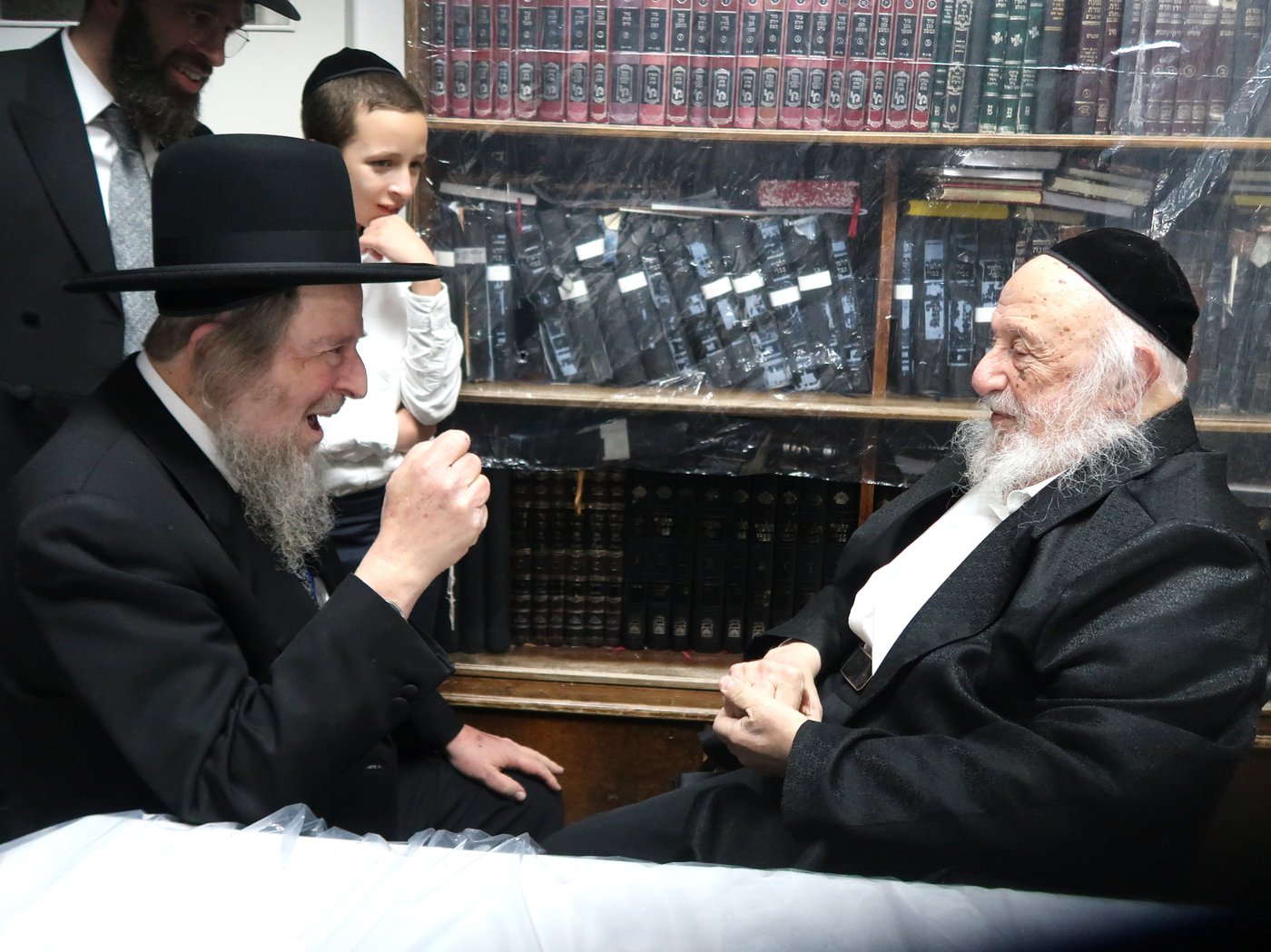 העלייה למעונו של ראש הישיבה הגרב"ד פוברסקי