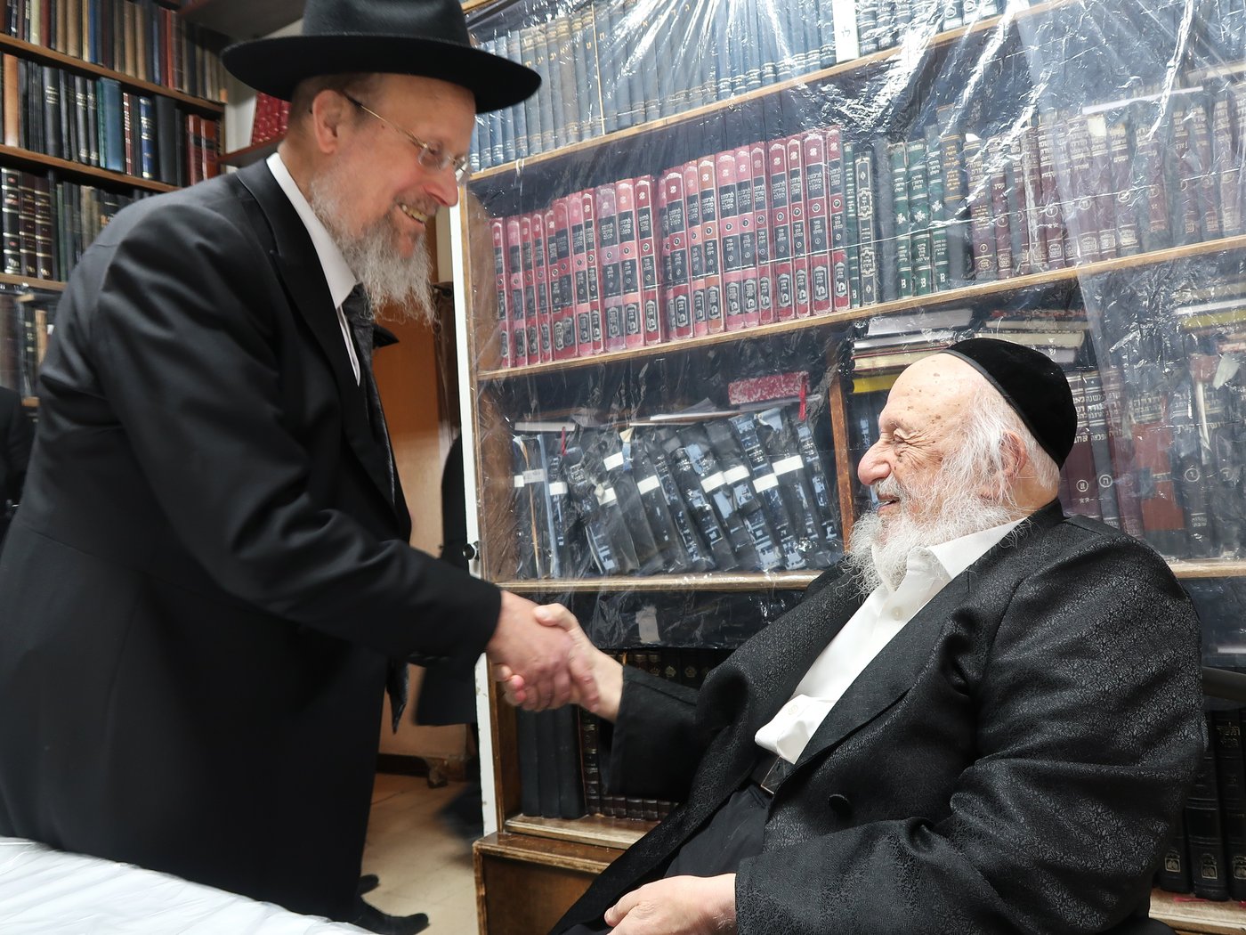 העלייה למעונו של ראש הישיבה הגרב"ד פוברסקי
