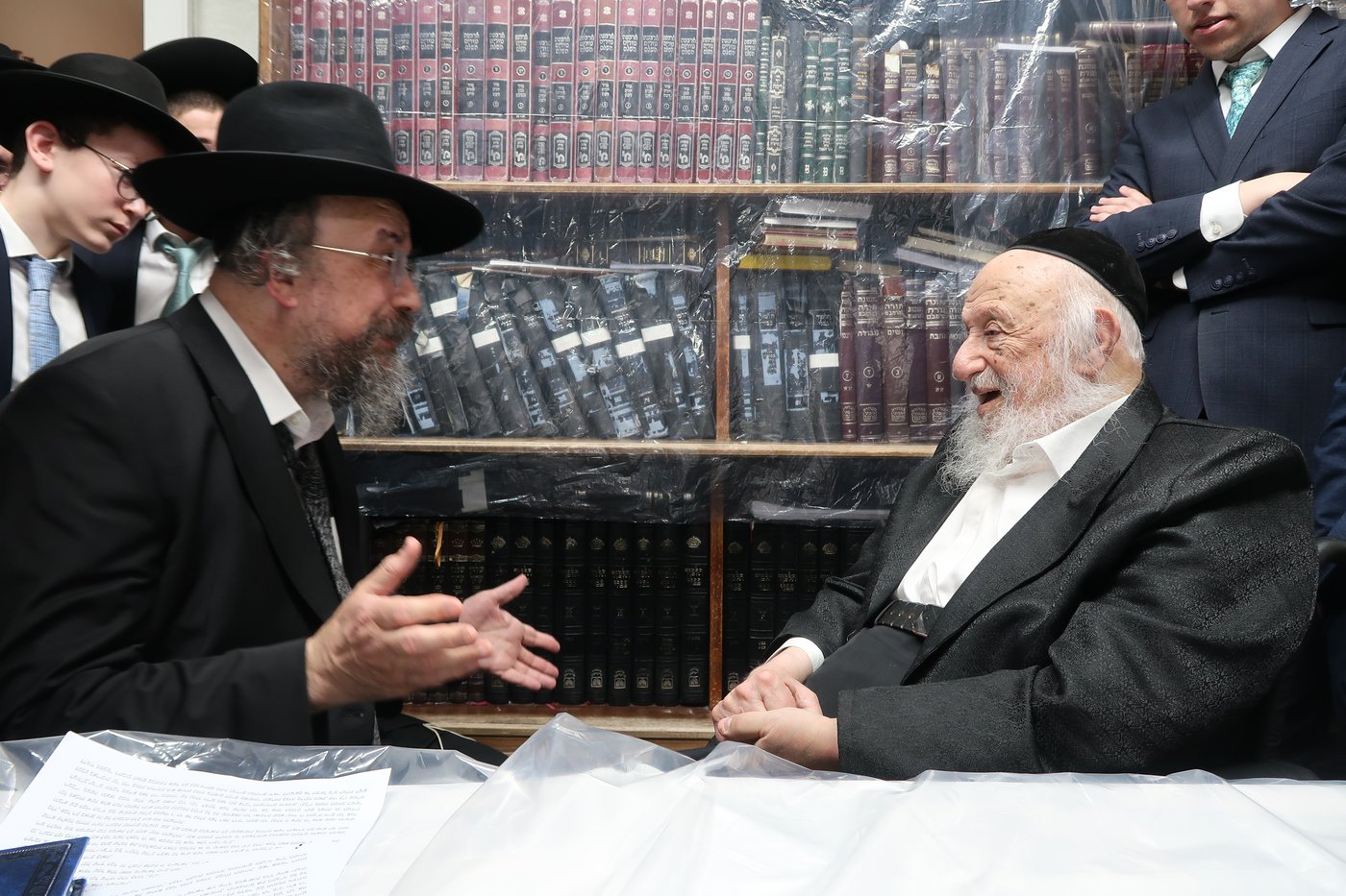 העלייה למעונו של ראש הישיבה הגרב"ד פוברסקי