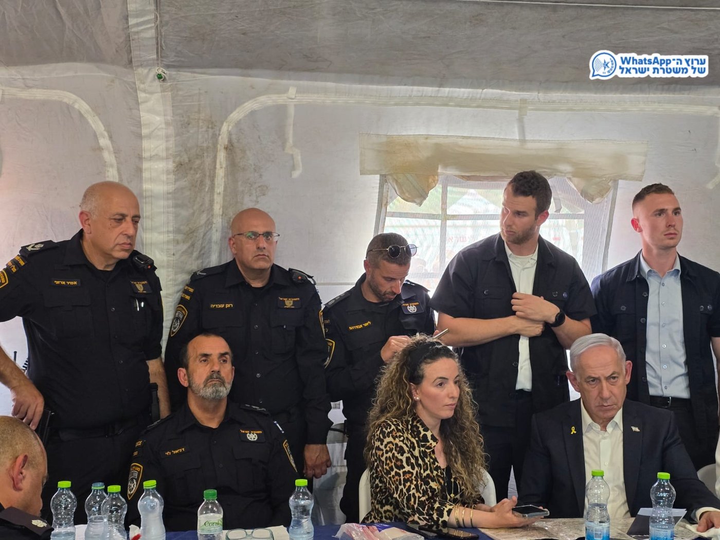 ראש הממשלה בחפ"ק סמוך לשריפה באשתאול