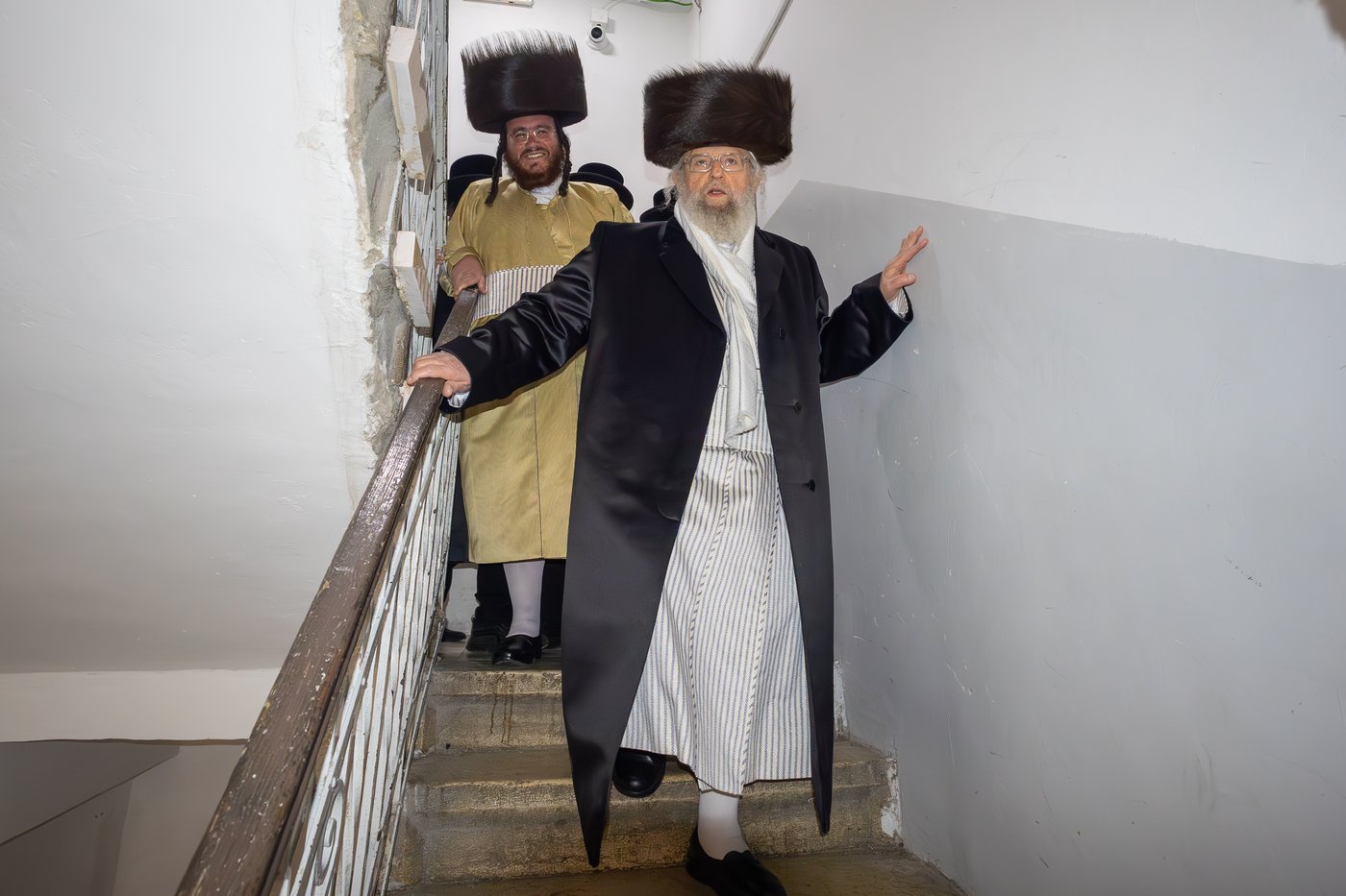 האדמו"ר מפינסק קרלין בברכת האילנות
