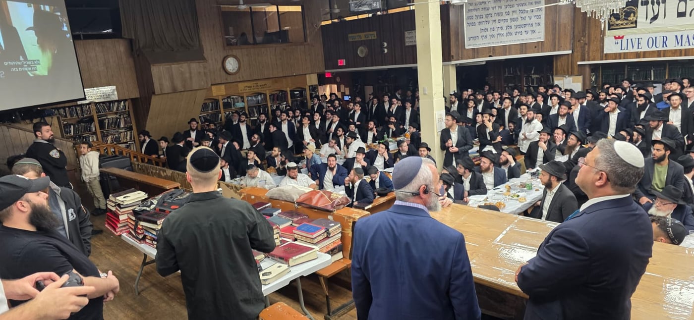השר איתמר בן גביר במרכז חב"ד העולמי