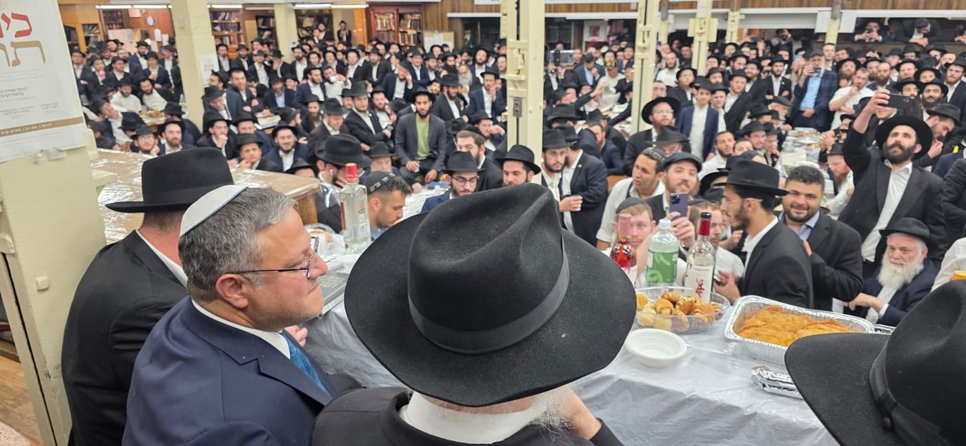 השר איתמר בן גביר במרכז חב"ד העולמי