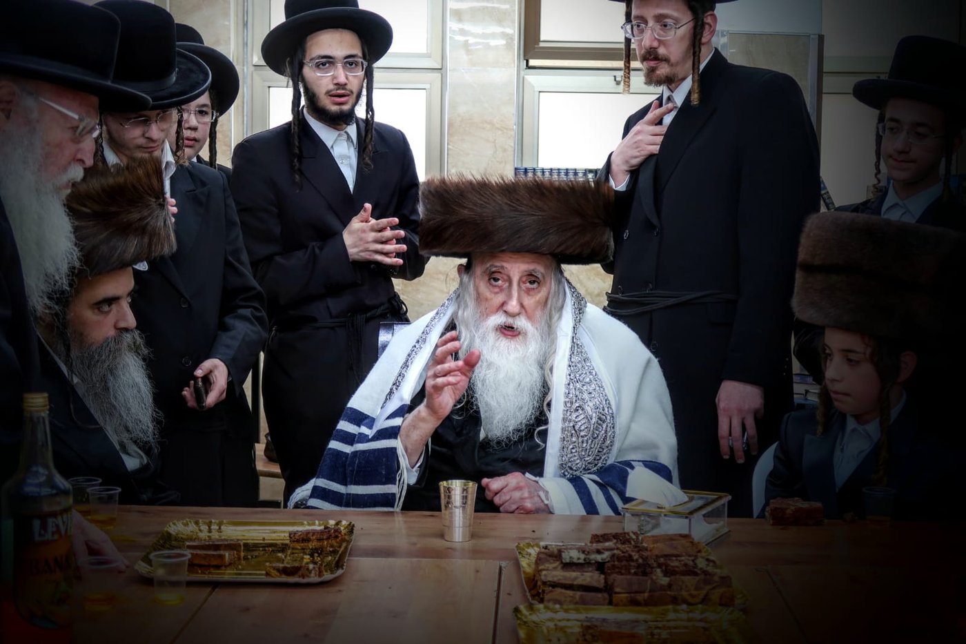 שמחת בר מצווה לנכד האדמו"ר ממכנובקא בעלזא