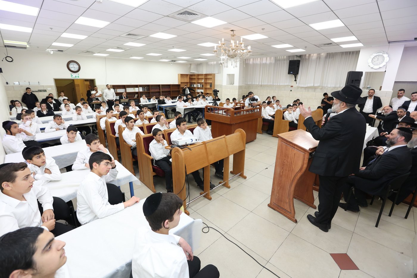 חנוכת בית המדרש בתלמוד תורה ישועות יעקב יוסף בבת ים 