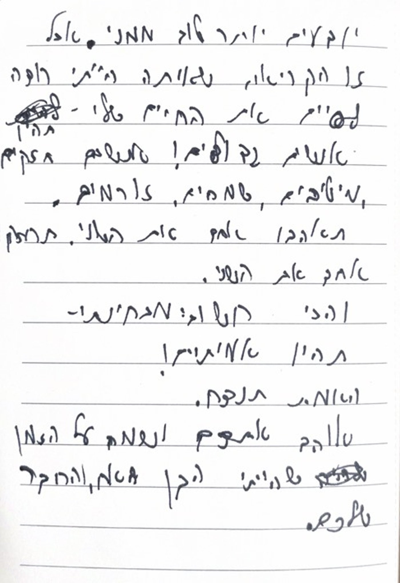 המכתב האחרון של יאיר