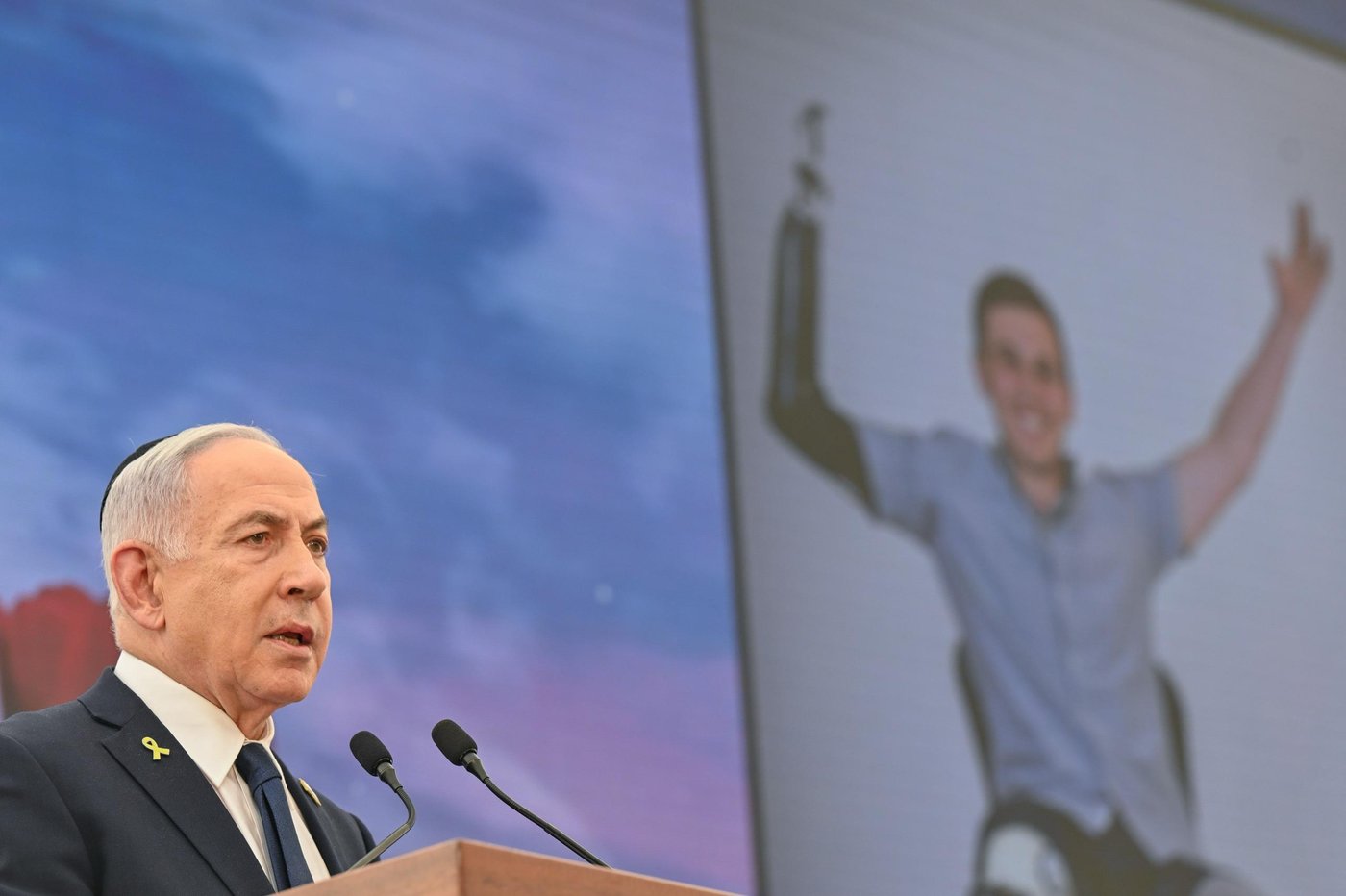 נתניהו בנאומו