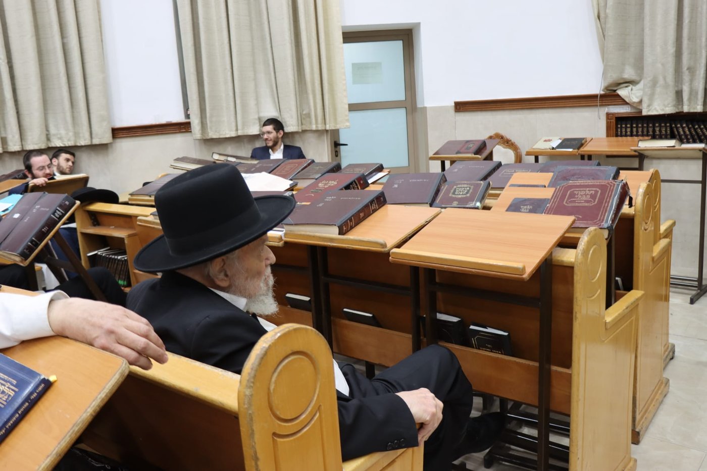 עצרת הספד בישיבת סבודקה על פטירת הגאון רבי נחמן פלונצ'ק זצ"ל