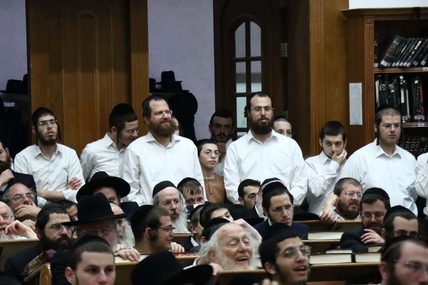 עצרת הספד בישיבת סבודקה על פטירת הגאון רבי נחמן פלונצ'ק זצ"ל