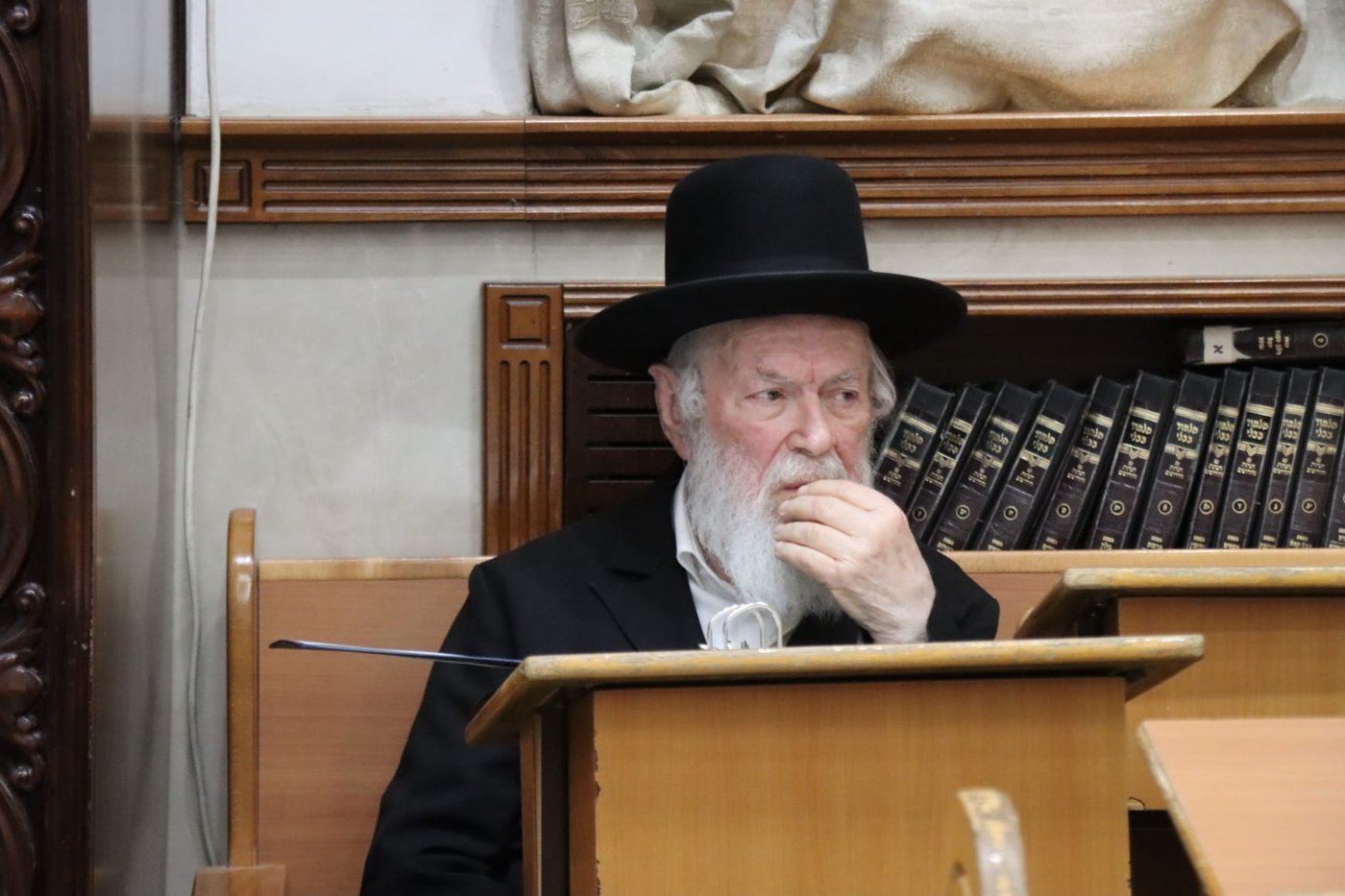 עצרת הספד בישיבת סבודקה על פטירת הגאון רבי נחמן פלונצ'ק זצ"ל