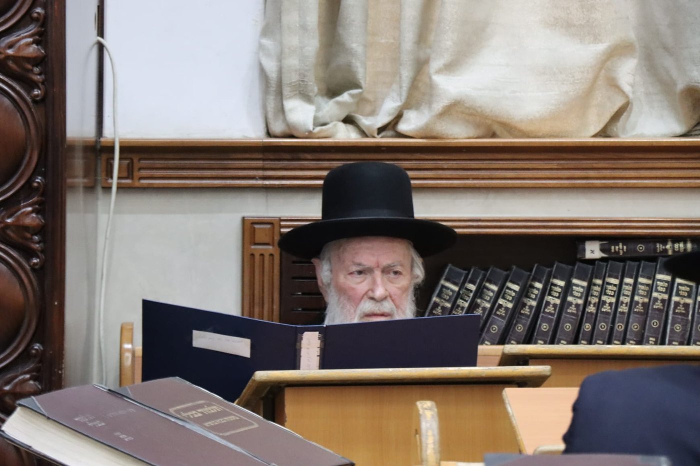 עצרת הספד בישיבת סבודקה על פטירת הגאון רבי נחמן פלונצ'ק זצ"ל