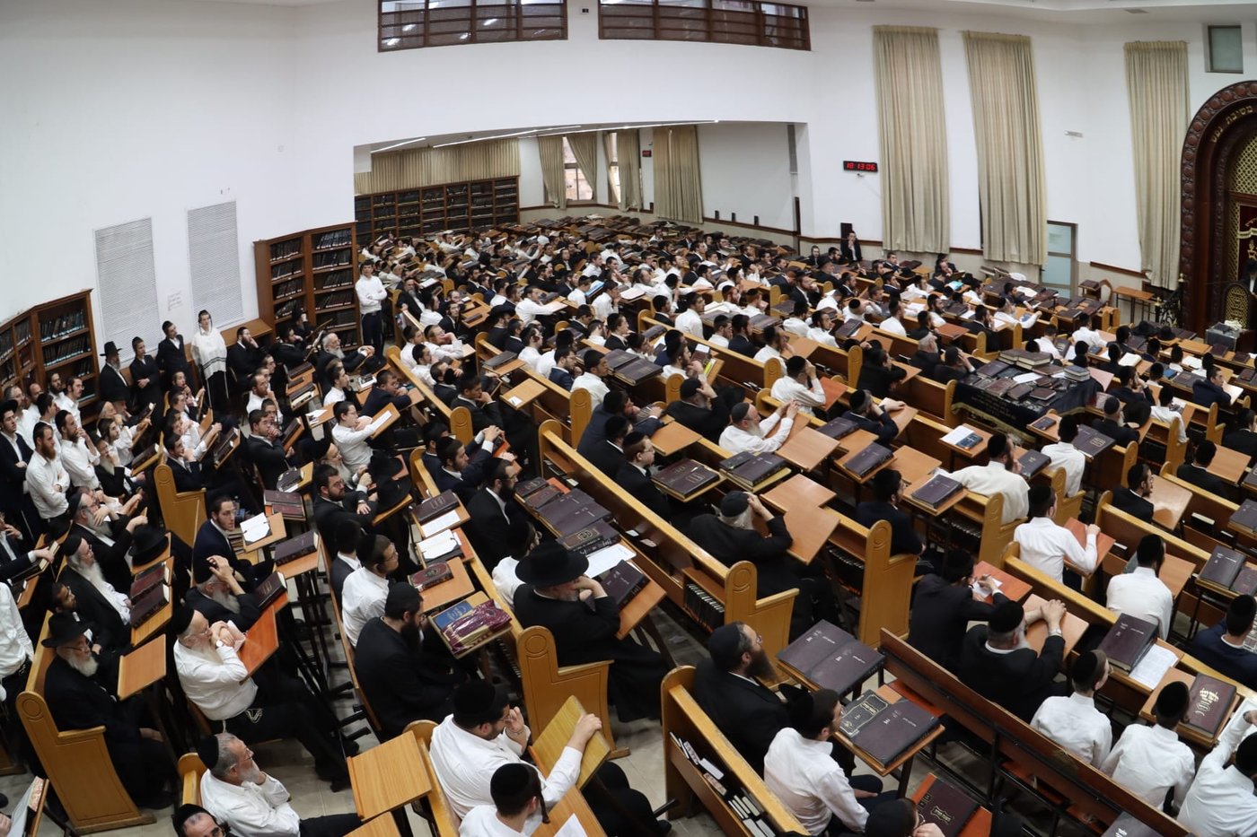עצרת הספד בישיבת סבודקה על פטירת הגאון רבי נחמן פלונצ'ק זצ"ל