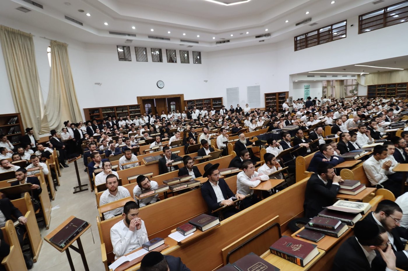 עצרת הספד בישיבת סבודקה על פטירת הגאון רבי נחמן פלונצ'ק זצ"ל