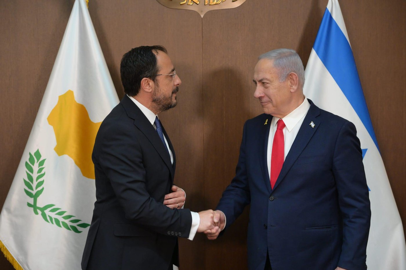 נתניהו ונשיא קפריסין