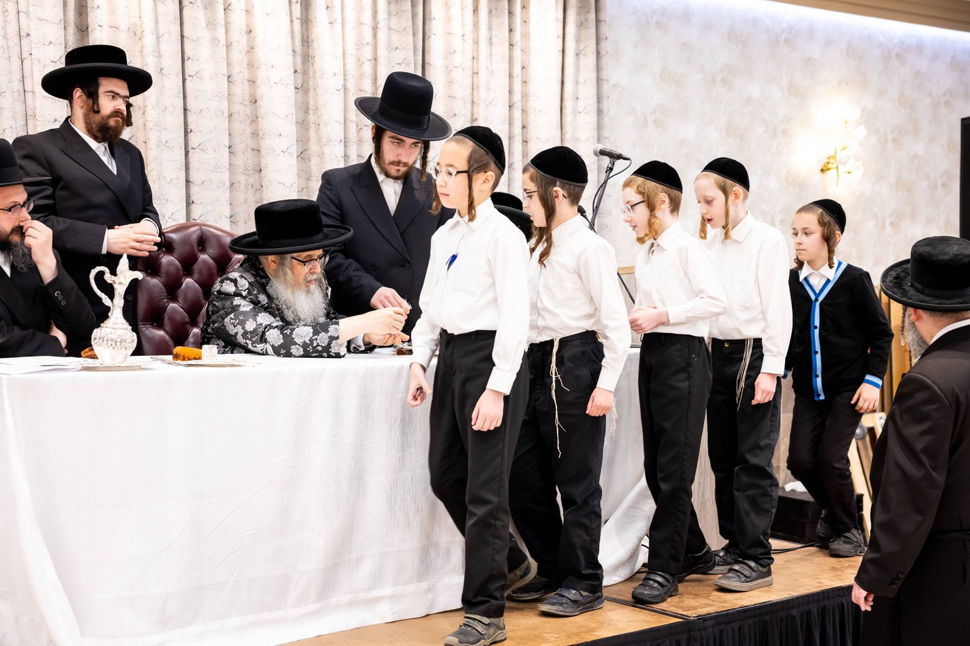 האדמו"ר מסאטמר בביקור בבלומינגבערג