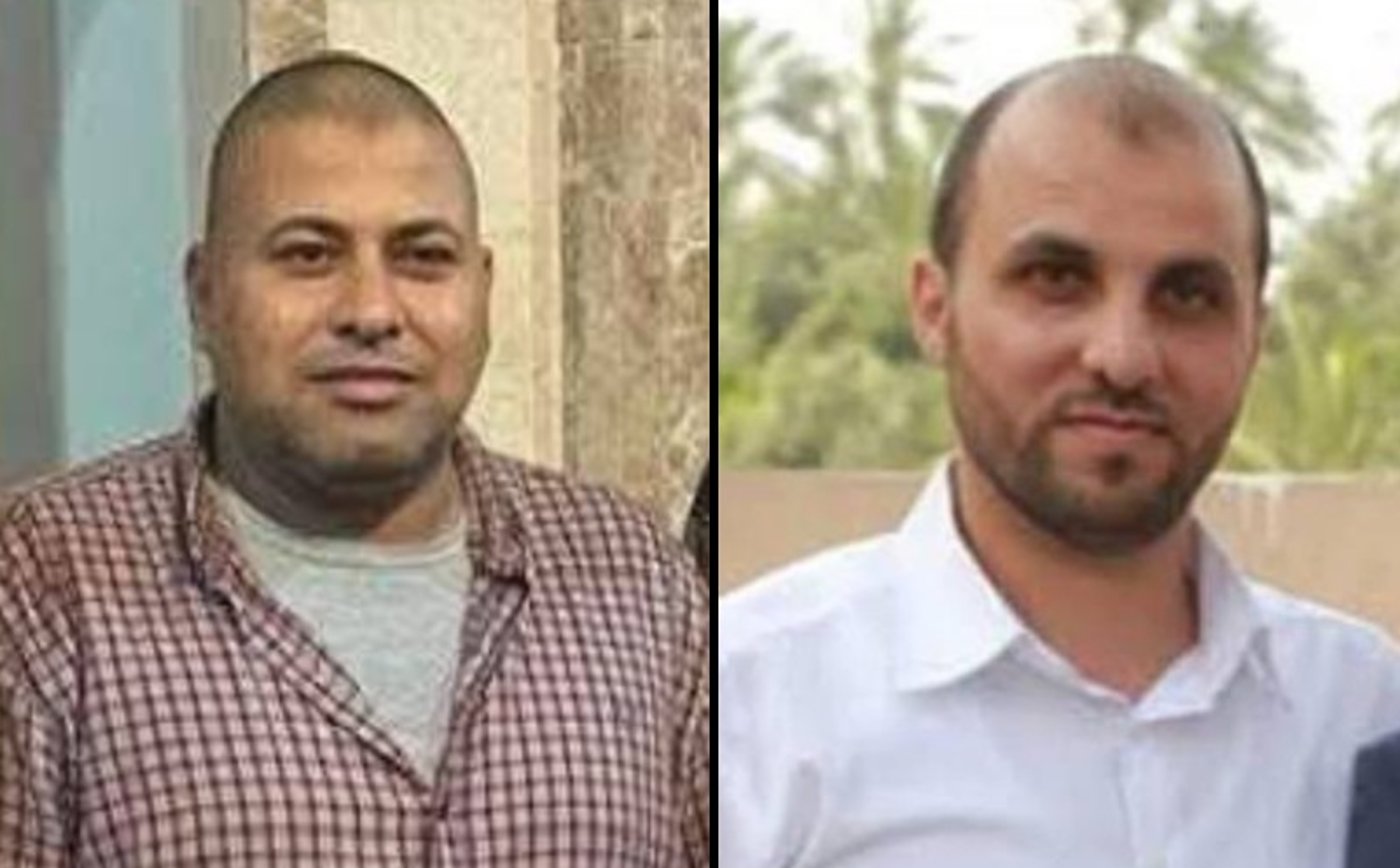 המחבלים שחוסלו לפי הדיווחים. מימין לשמאל: אחמד סרחאן ומהדי קווארה
