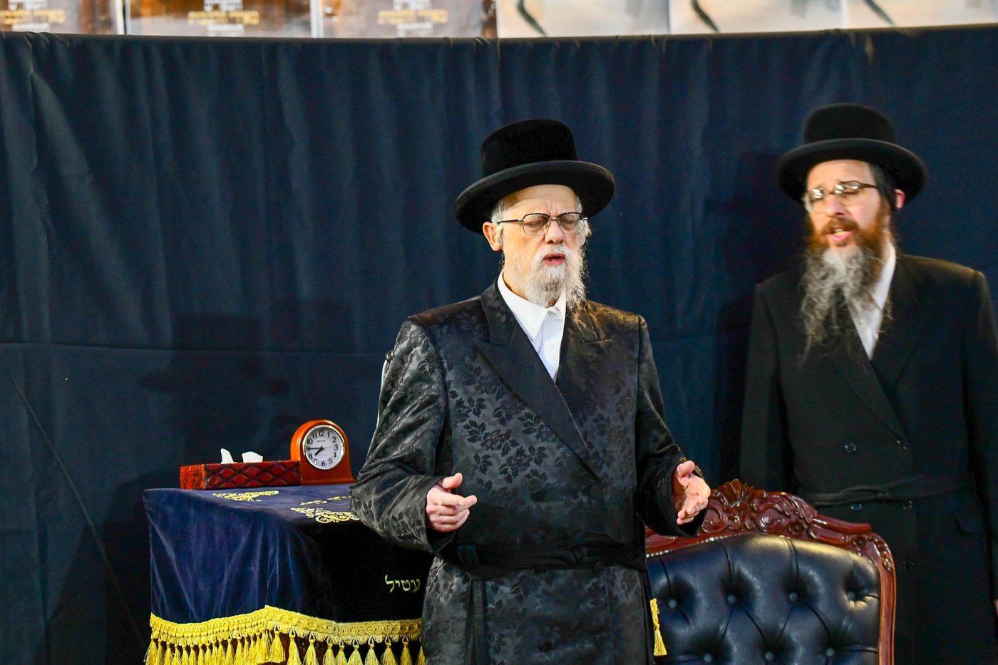 האדמו"ר מסערט ויז'ניץ באתרא קדישא מירון