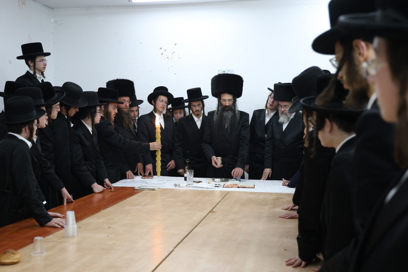 האדמו"ר מסטריקוב ירושלים בשבת התאחדות בעיה"ק צפת