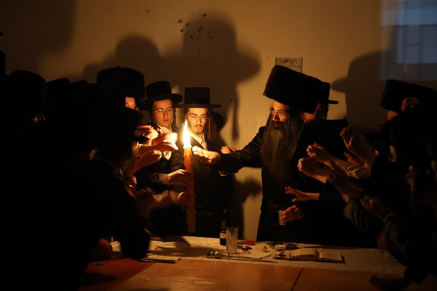 האדמו"ר מסטריקוב ירושלים בשבת התאחדות בעיה"ק צפת