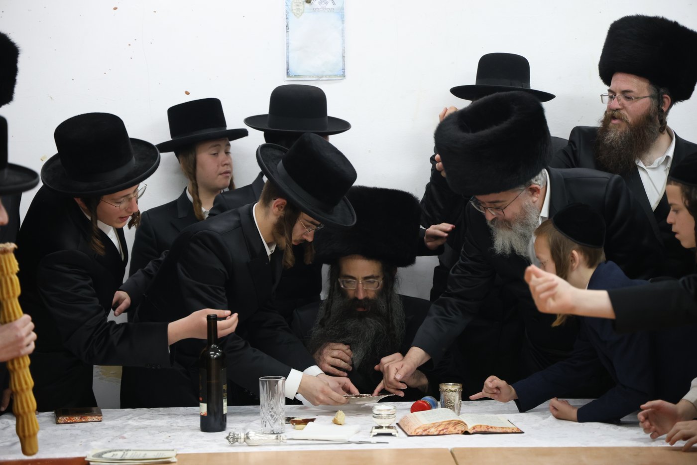 האדמו"ר מסטריקוב ירושלים בשבת התאחדות בעיה"ק צפת