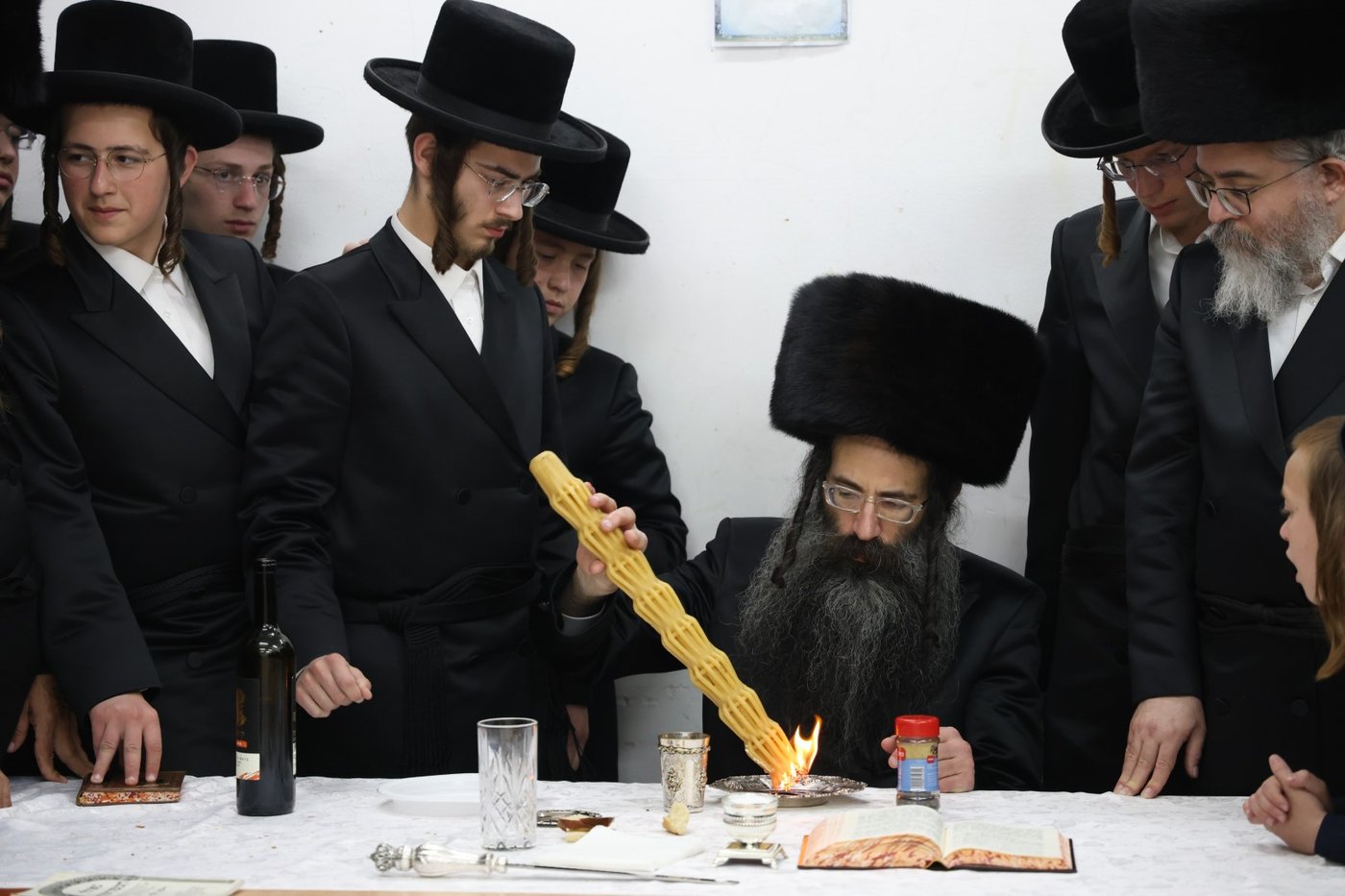 האדמו"ר מסטריקוב ירושלים בשבת התאחדות בעיה"ק צפת