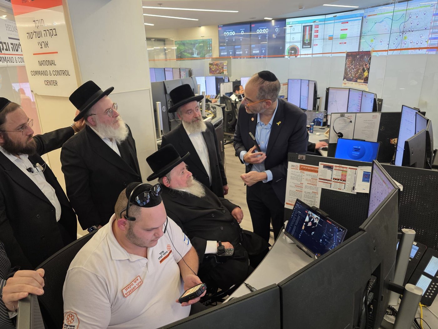 הביקור של הרב וובר באיחוד הצלה
