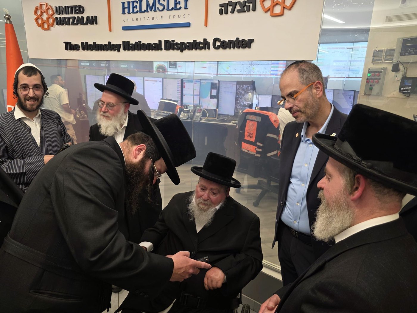 הביקור של הרב וובר באיחוד הצלה