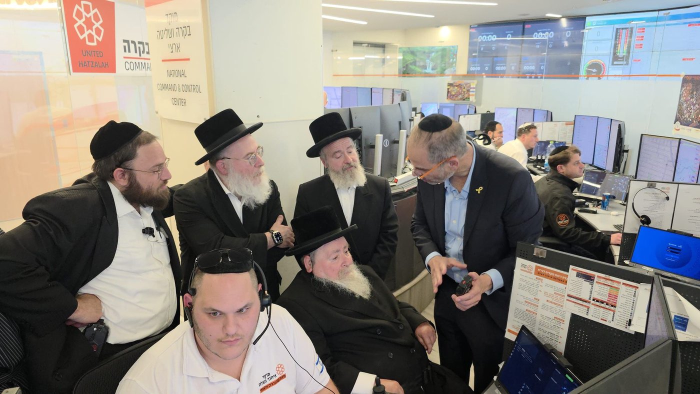 הביקור של הרב וובר באיחוד הצלה
