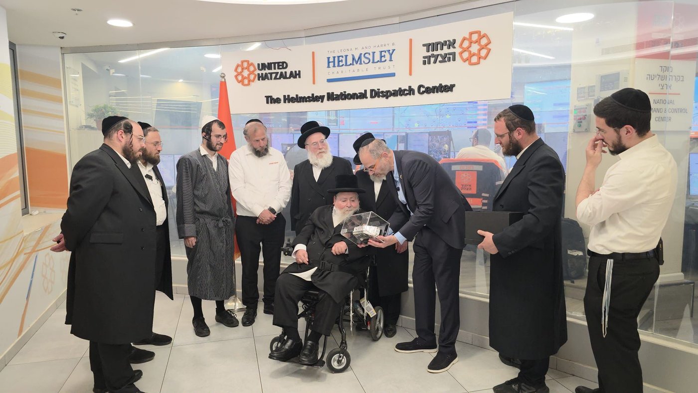הביקור של הרב וובר באיחוד הצלה