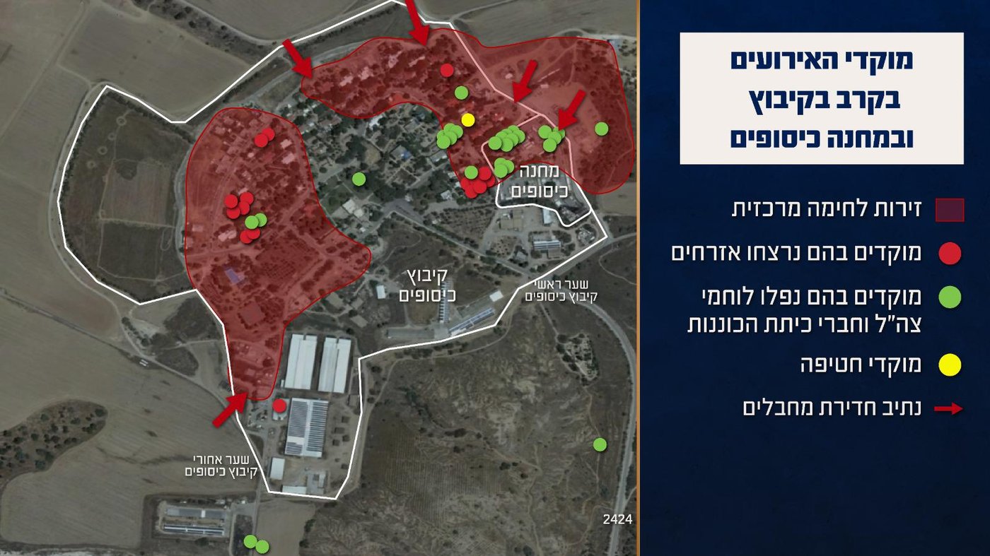 צה"ל חושף את תחקיר הקרב בקיבוץ כיסופים: אזרח נהרג מירי דו-צדדי; צה"ל נכשל