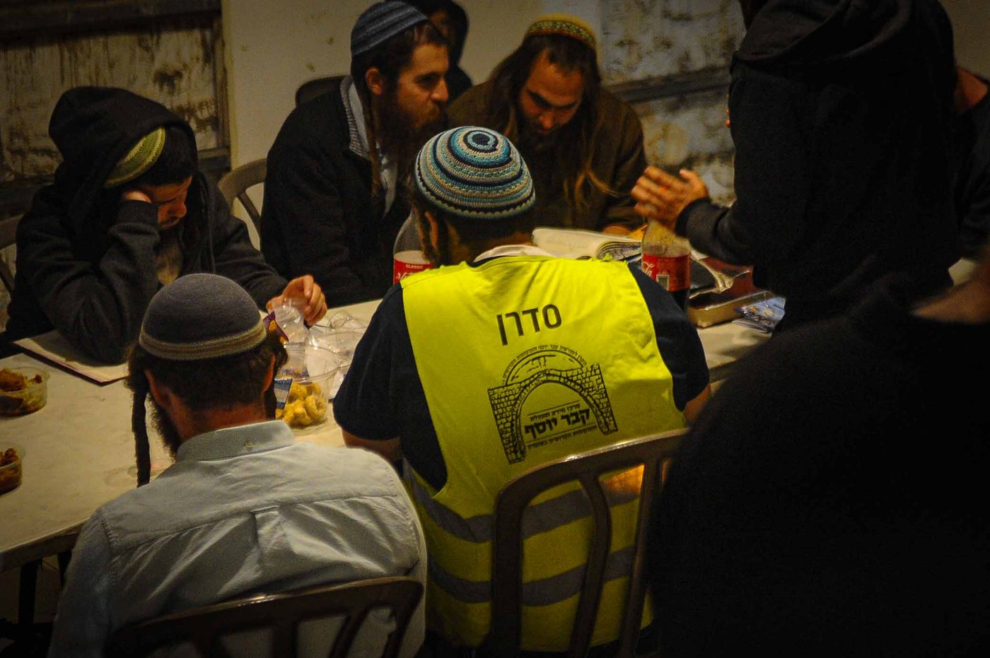 ספירת 'יסוד שביסוד' בקבר יוסף הצדיק בשכם