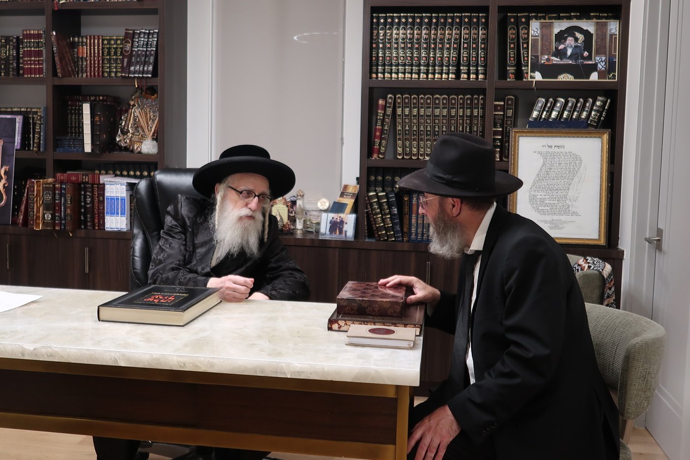 האדמו"ר מקאשוי בביקור בלוס אנג'לס 