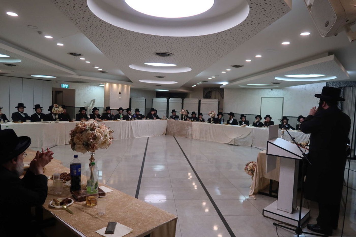 הגה"צ רבי חיים מאיר הגר אב"ד קריית ויז'ניץ בביקור בחיפה