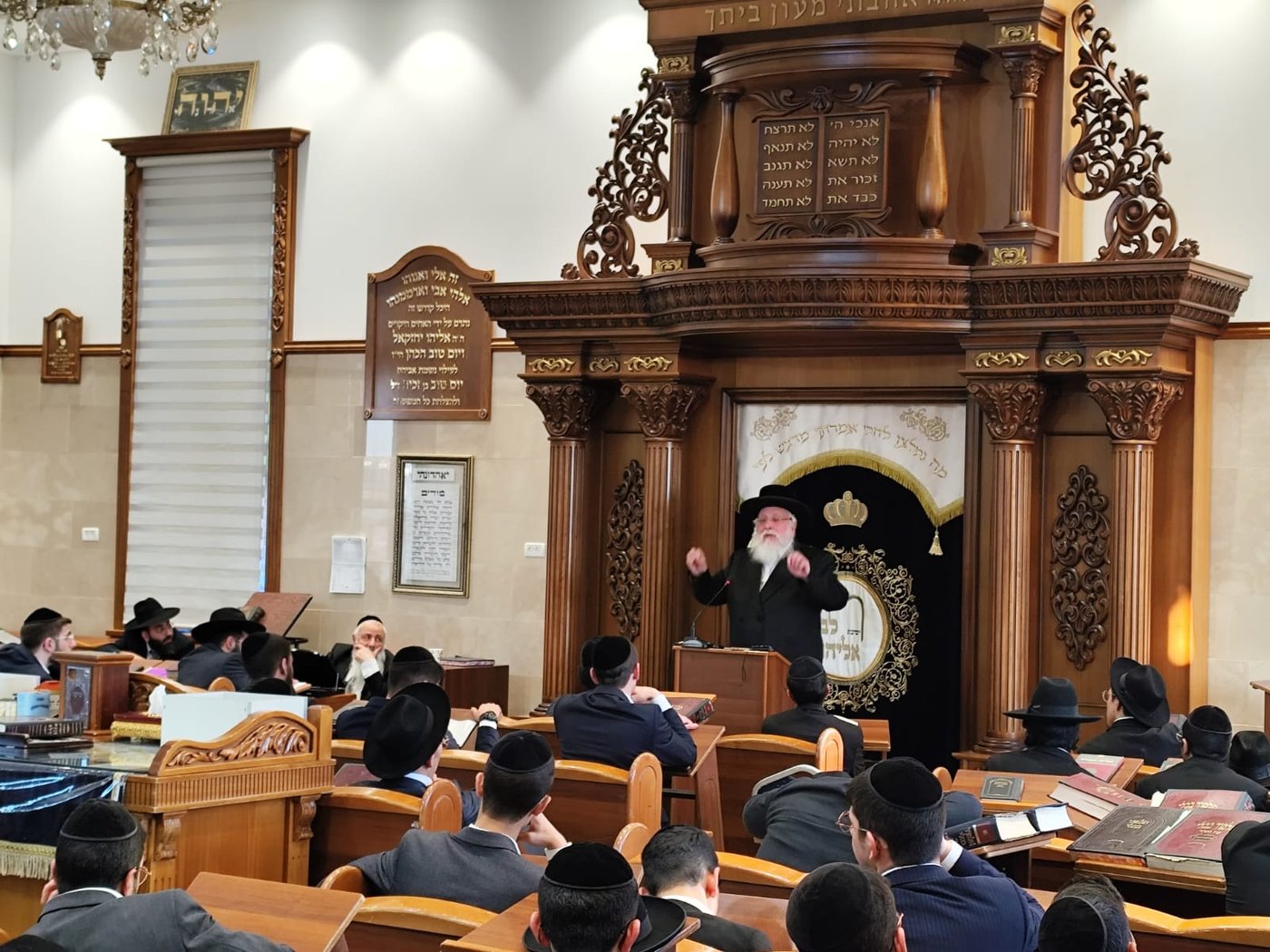 הגאון רבי מתתיהו דייטש בשיחת חיזוק בישיבת לב אליהו