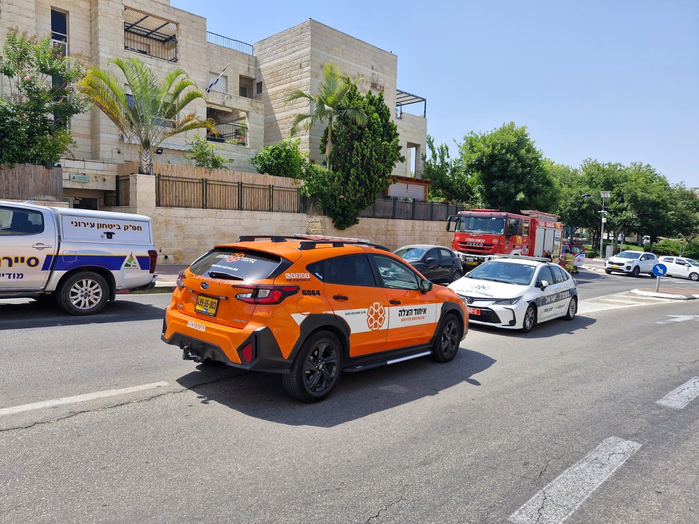 זירת השריפה