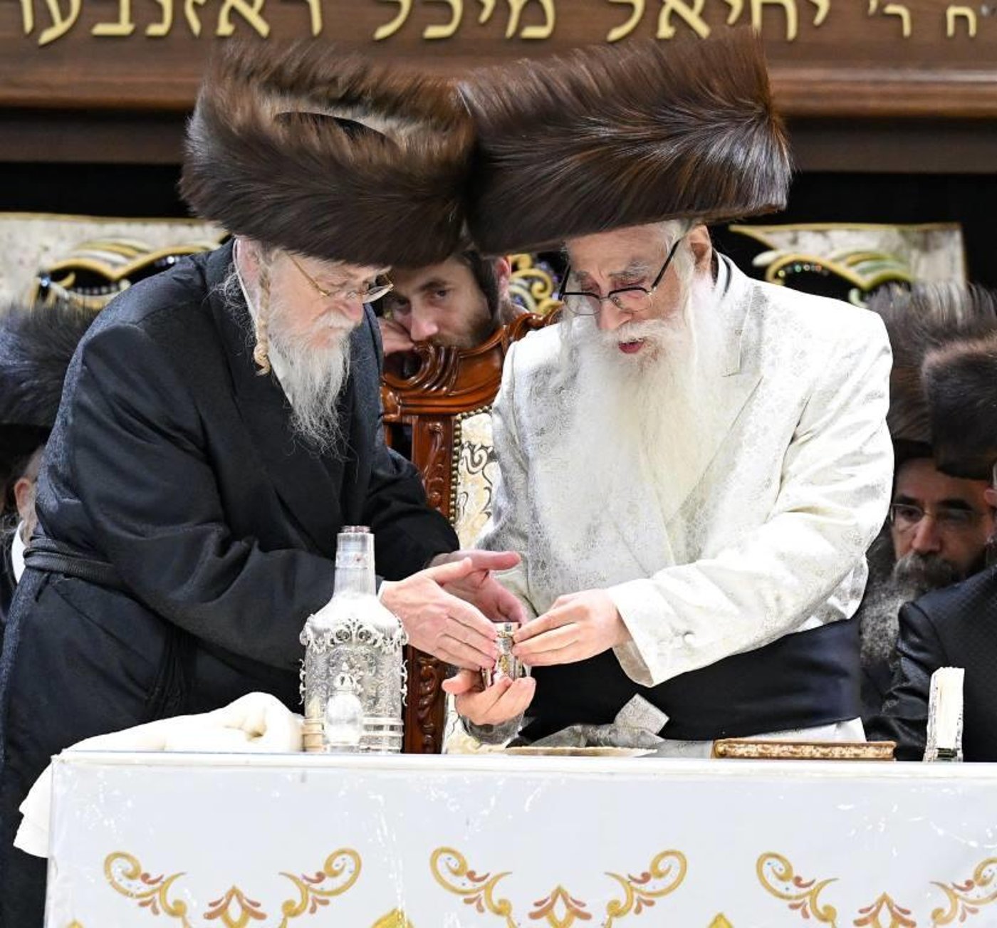 חג השבועות בחצה"ק צאנז