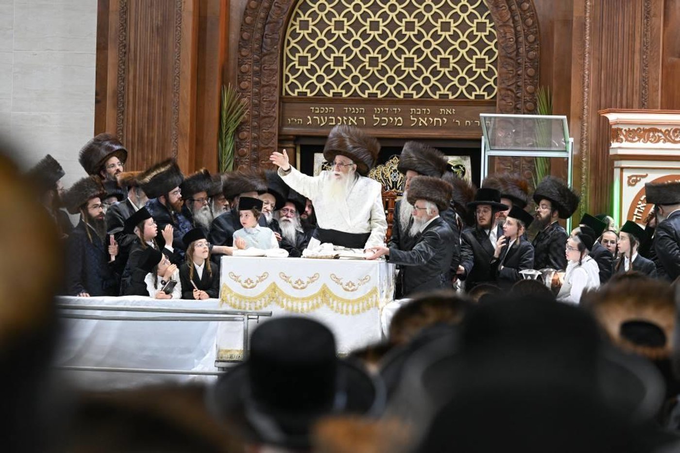 חג השבועות בחצה"ק צאנז