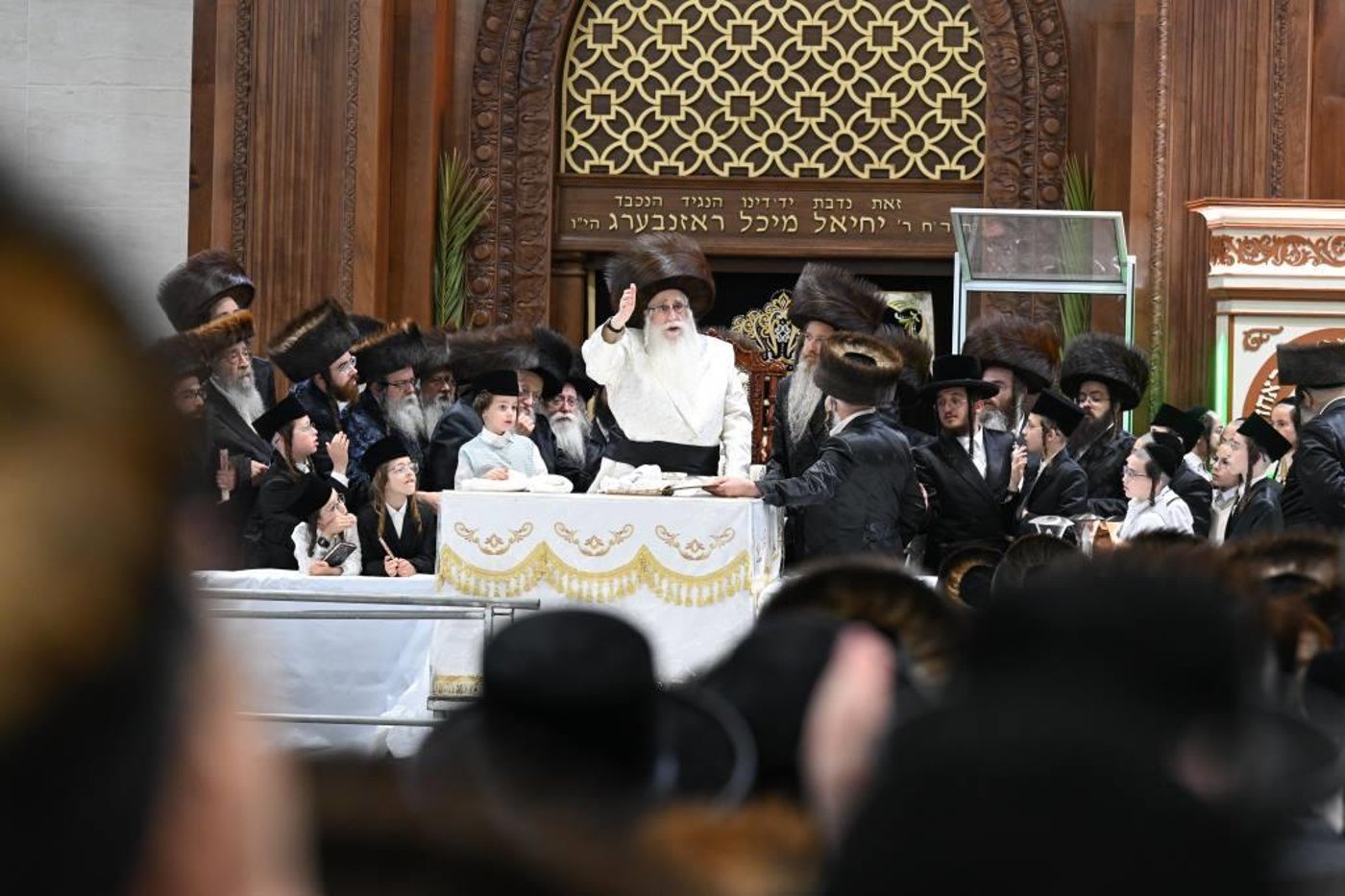 חג השבועות בחצה"ק צאנז