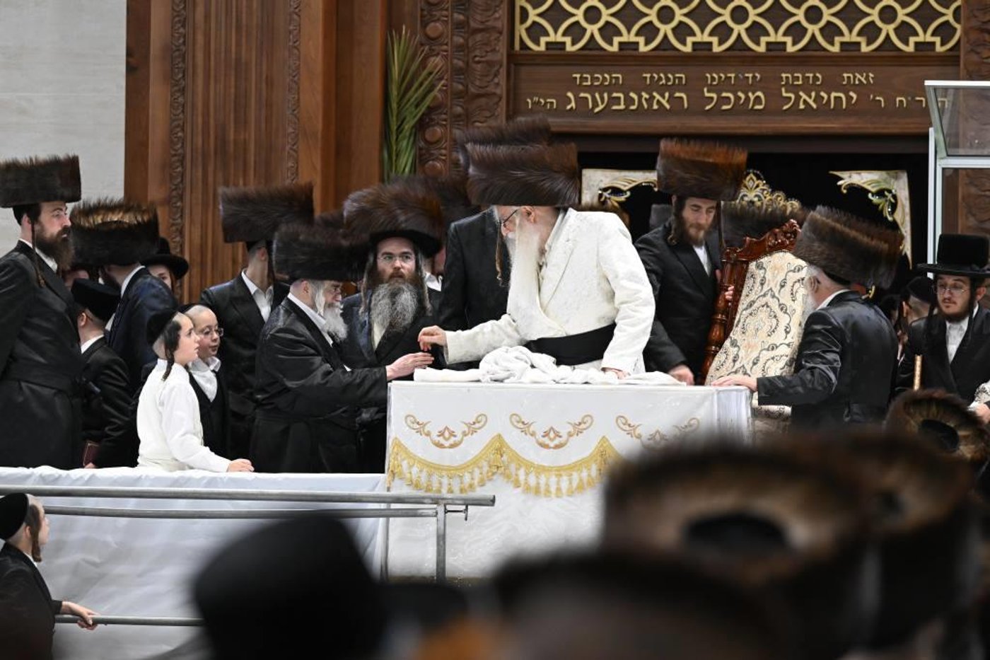 חג השבועות בחצה"ק צאנז