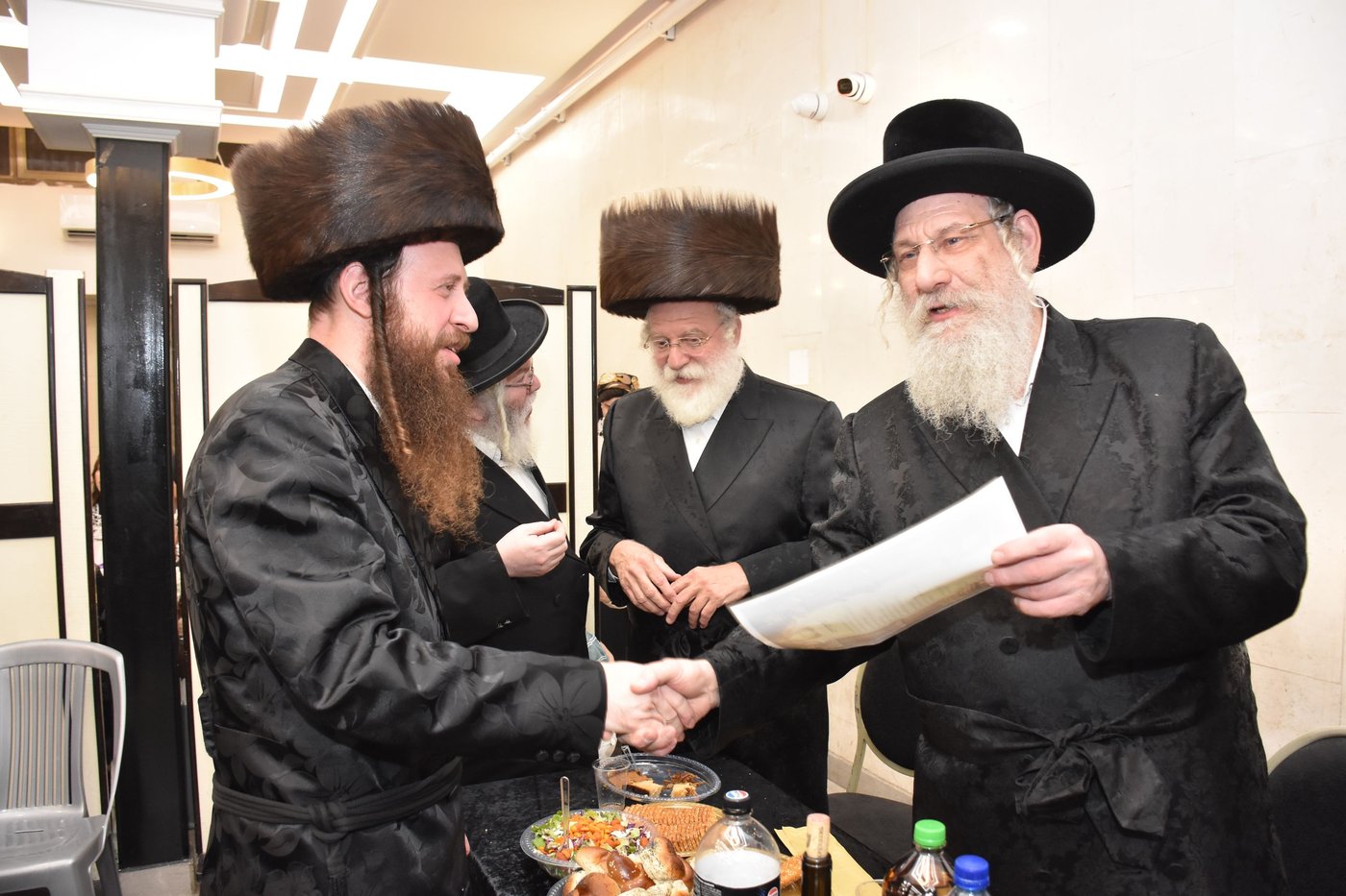 שמחת אירוסי נין האדמו"ר בעל ה"אריה שאג" מצאנז ז'מיגרד