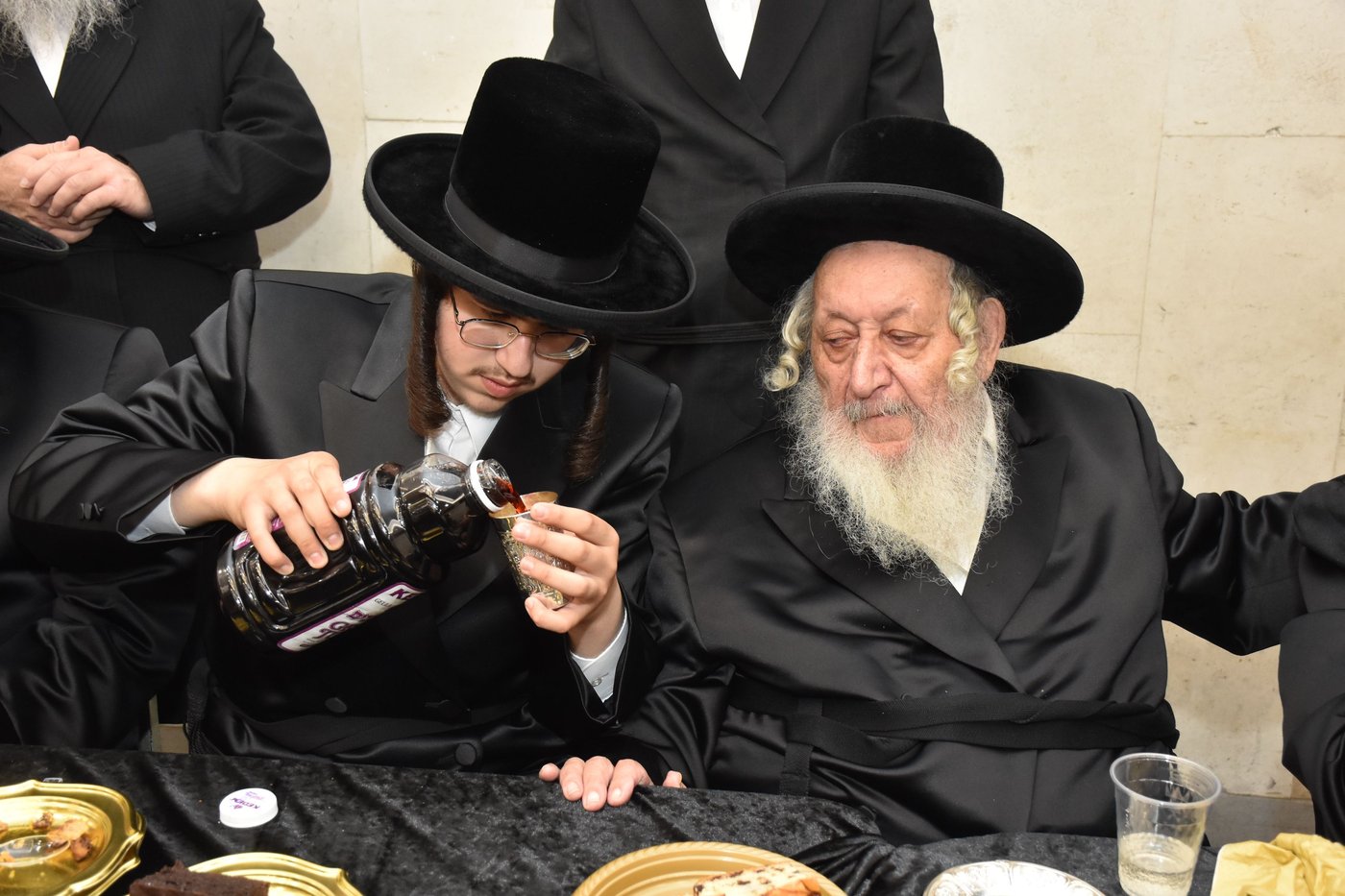 שמחת אירוסי נין האדמו"ר בעל ה"אריה שאג" מצאנז ז'מיגרד
