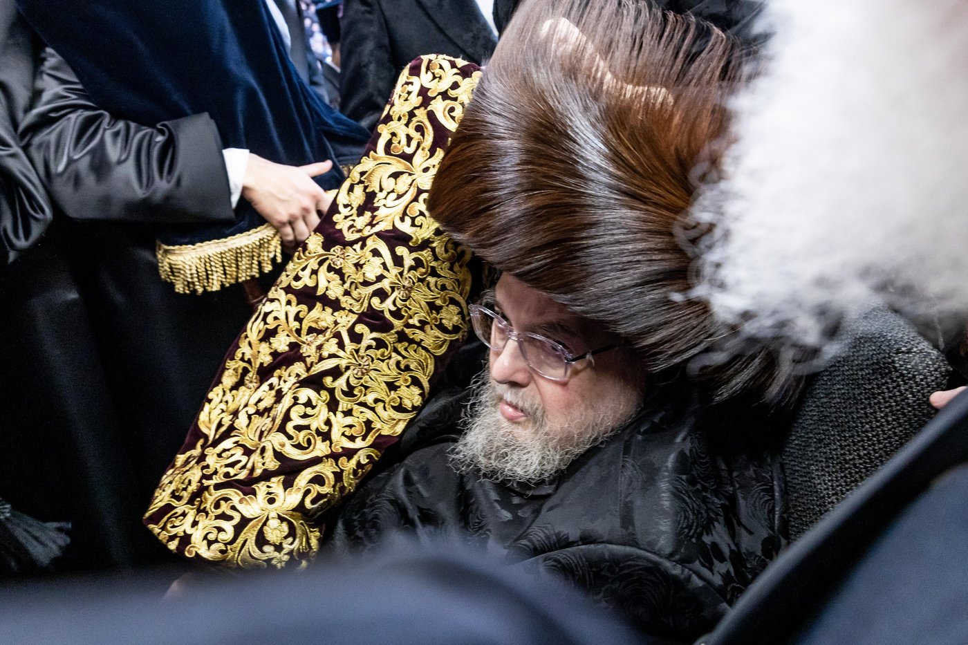 הכנסת ספר תורה לזכותו של האדמו"ר מבעלזא