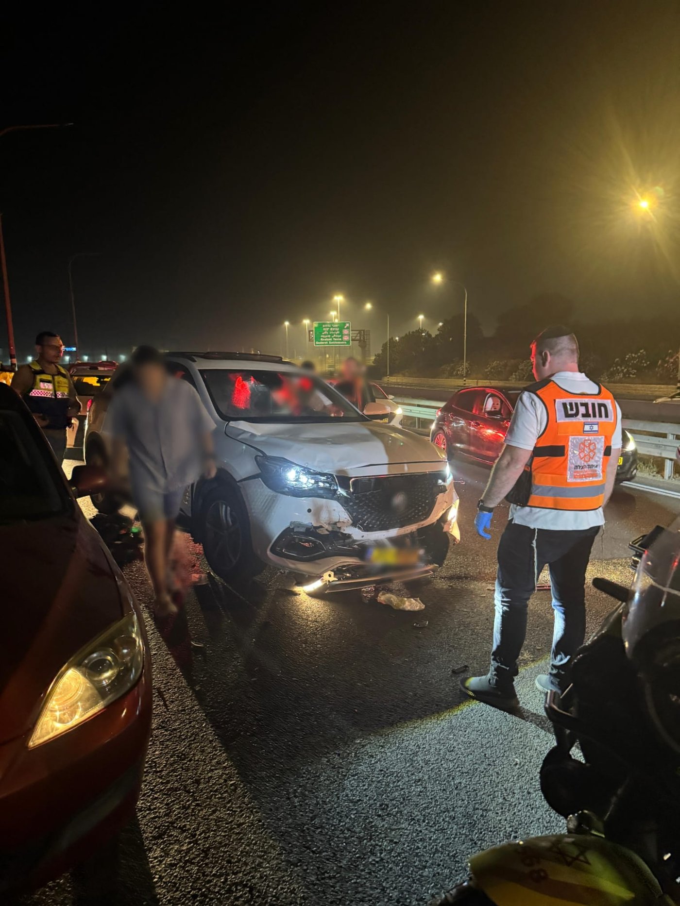 זירת התאונה