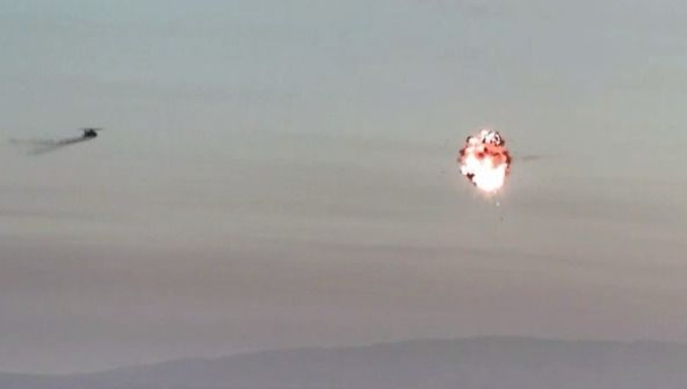 יירוט כלי טיס בלתי מאוייש ששוגק לעבר שטח מדינת ישראל