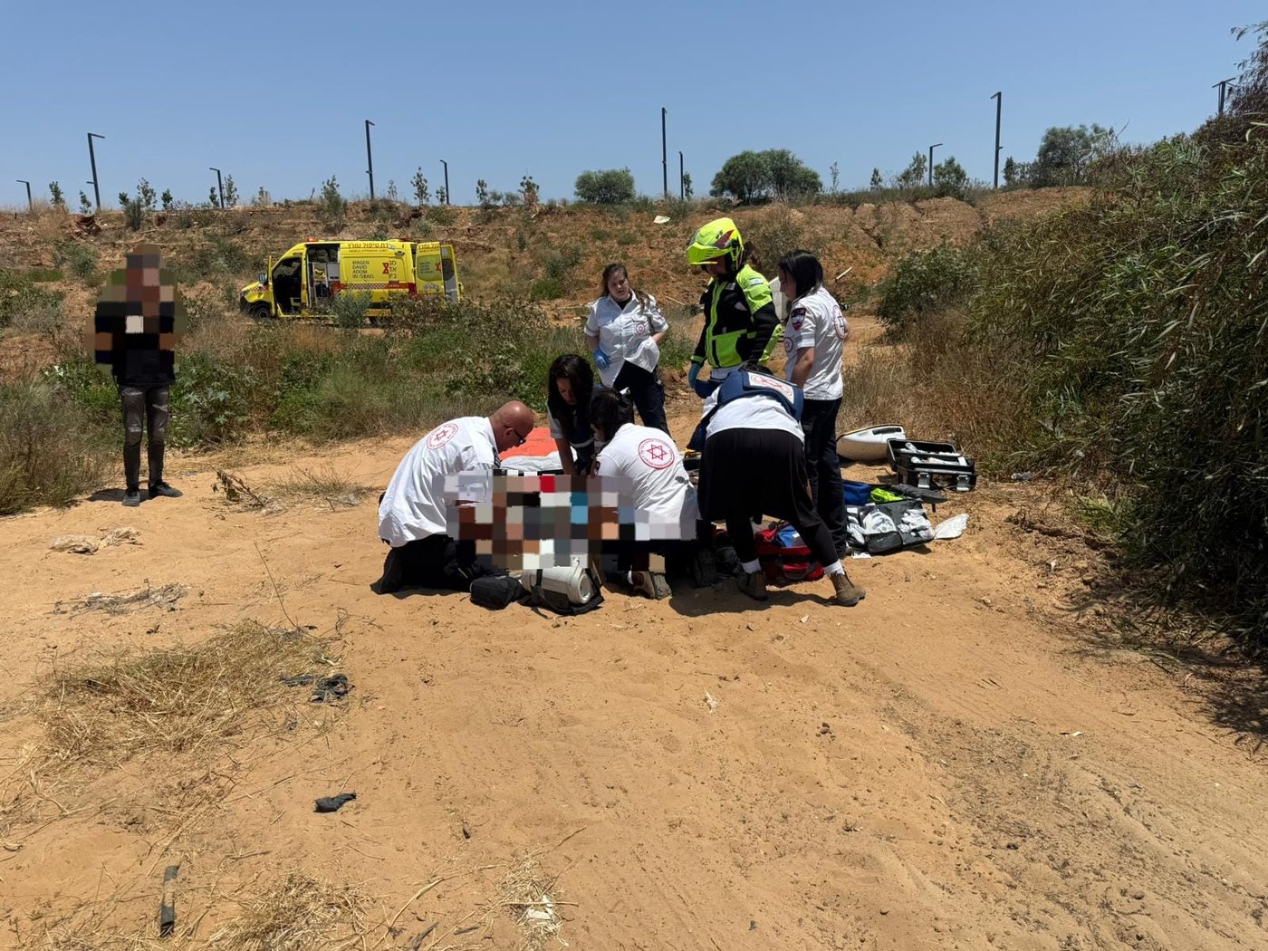 אירוע חמור ליד עיר השעשועים במרכז: נער בן 13 נפצע אנושות מירי
