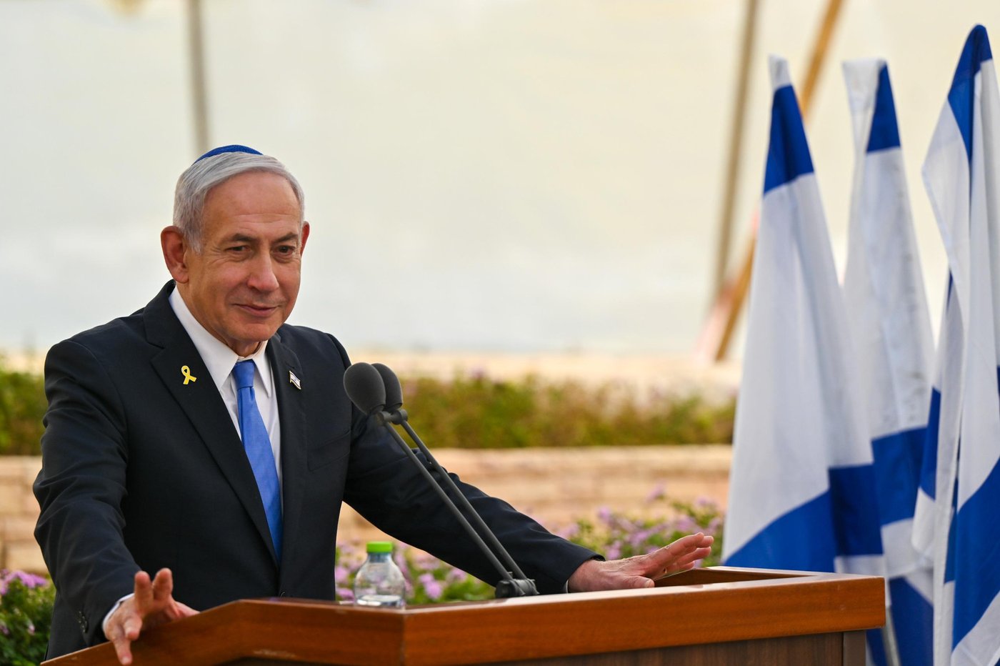 רה"מ נתניהו נואם - מוקדם יותר היום