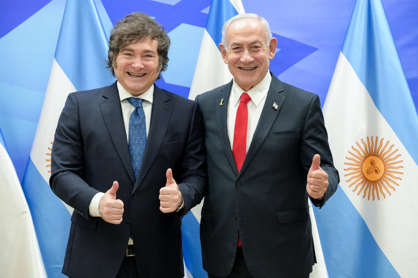נתניהו ונשיא ארגנטינה